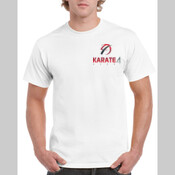 Karate 4 Life - Gildan Regular White Mens T Shirt SPECIAL