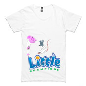 Little Champions - Masters - Men's Shadow Boutique Scoop Neck T Shirt by 'As Colour ' 
